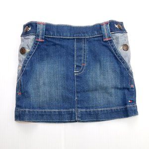 Tommy Hilfiger Girls 2T Denim Jean Skirt